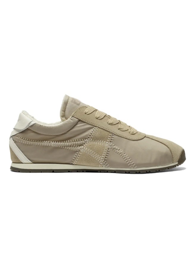 أونيتسوكا تايجر حذاء رياضي Onitsuka Tiger CORSAIR A55 باللون البيج الفاتح/الرمادي الداكن للرجال/النساء/الطلاب - Image 3