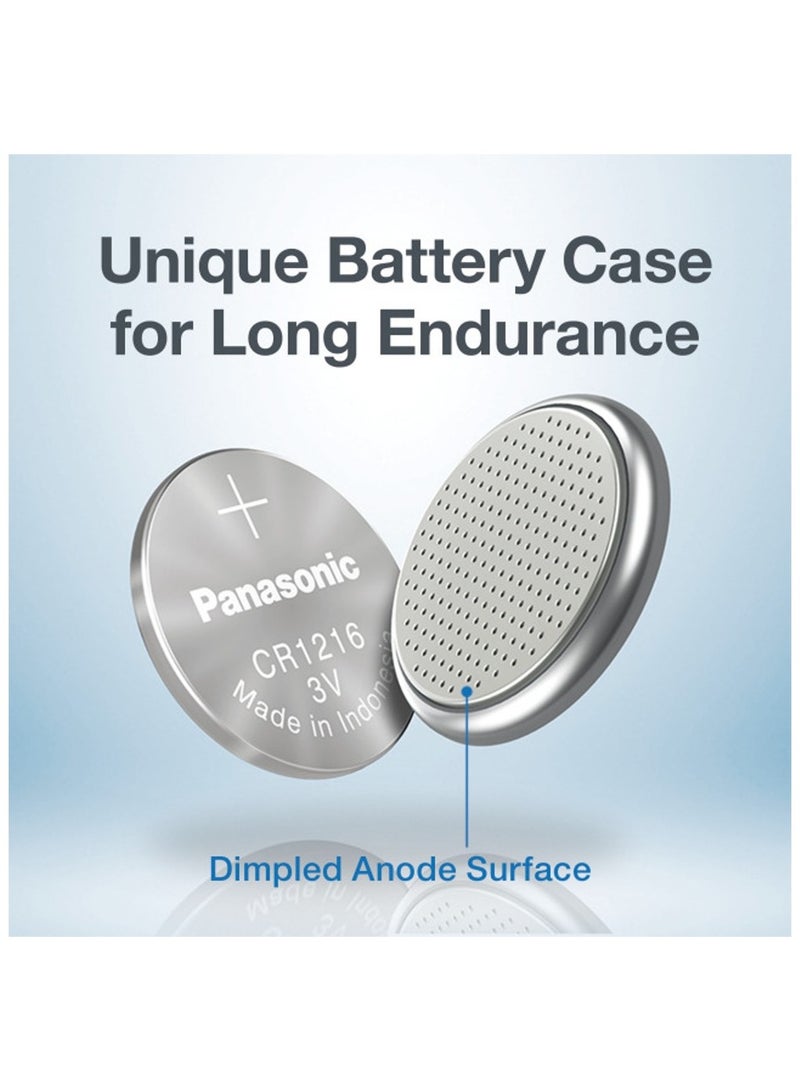 Panasonic 5-Pieces Panasonic CR1216 Lithium 3V Indonesia Batteries - Image 4