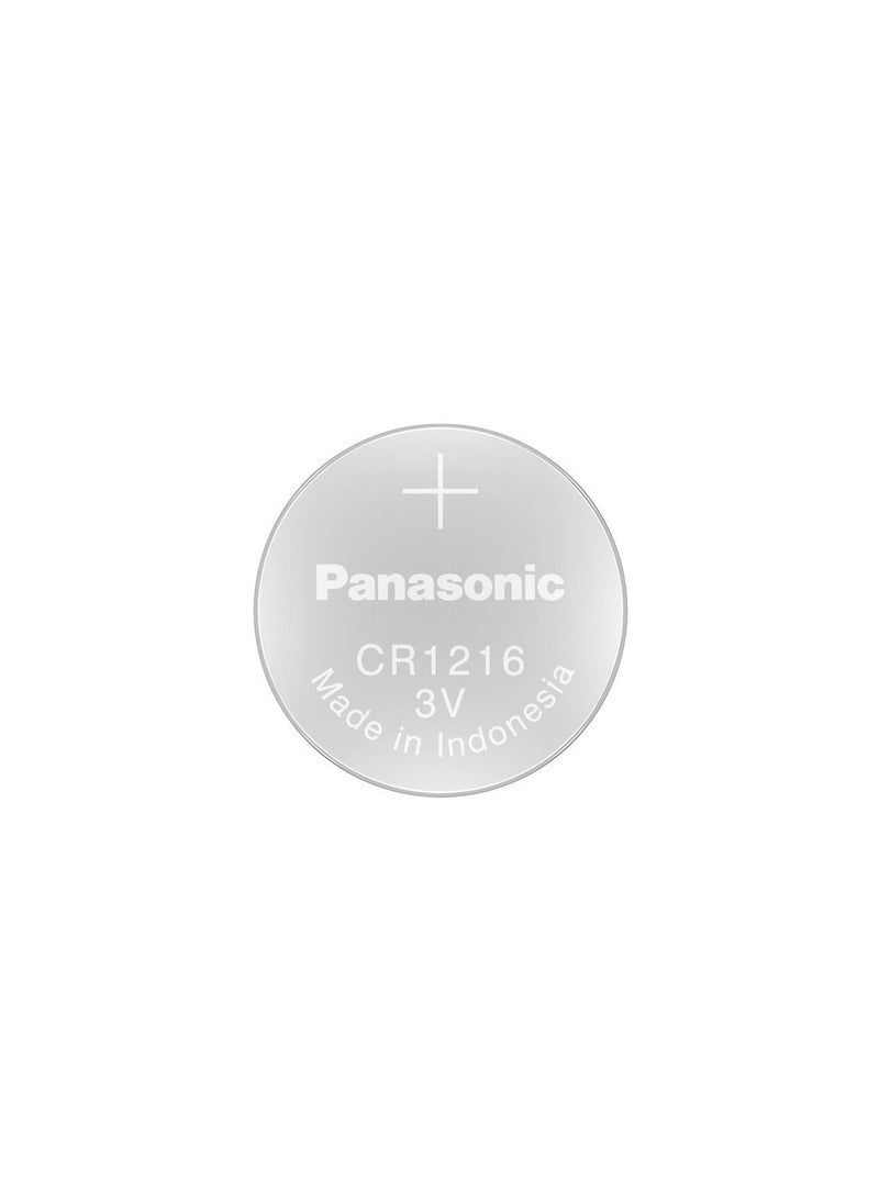 Panasonic - 5-Pieces Panasonic CR1216 Lithium 3V Indonesia Batteries - Image 1