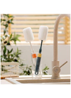 Sponge Cup Washing Brush with Adjustable Length Milk Bottle Coffee Tea Cup Cleaning Brushes Cleaner Household Kitchen Clean Tool 1 PCS