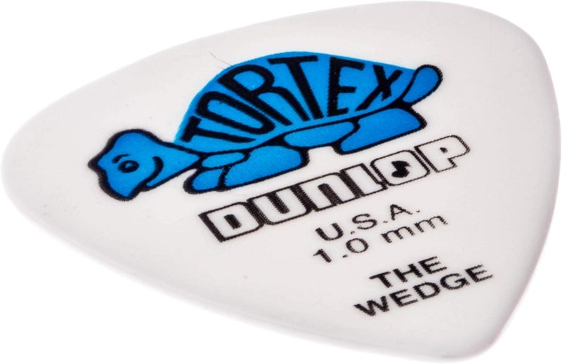 Jim Dunlop Tortex Wedge Guitar Pick - 1.0mm (Pack of 12) - Image 3