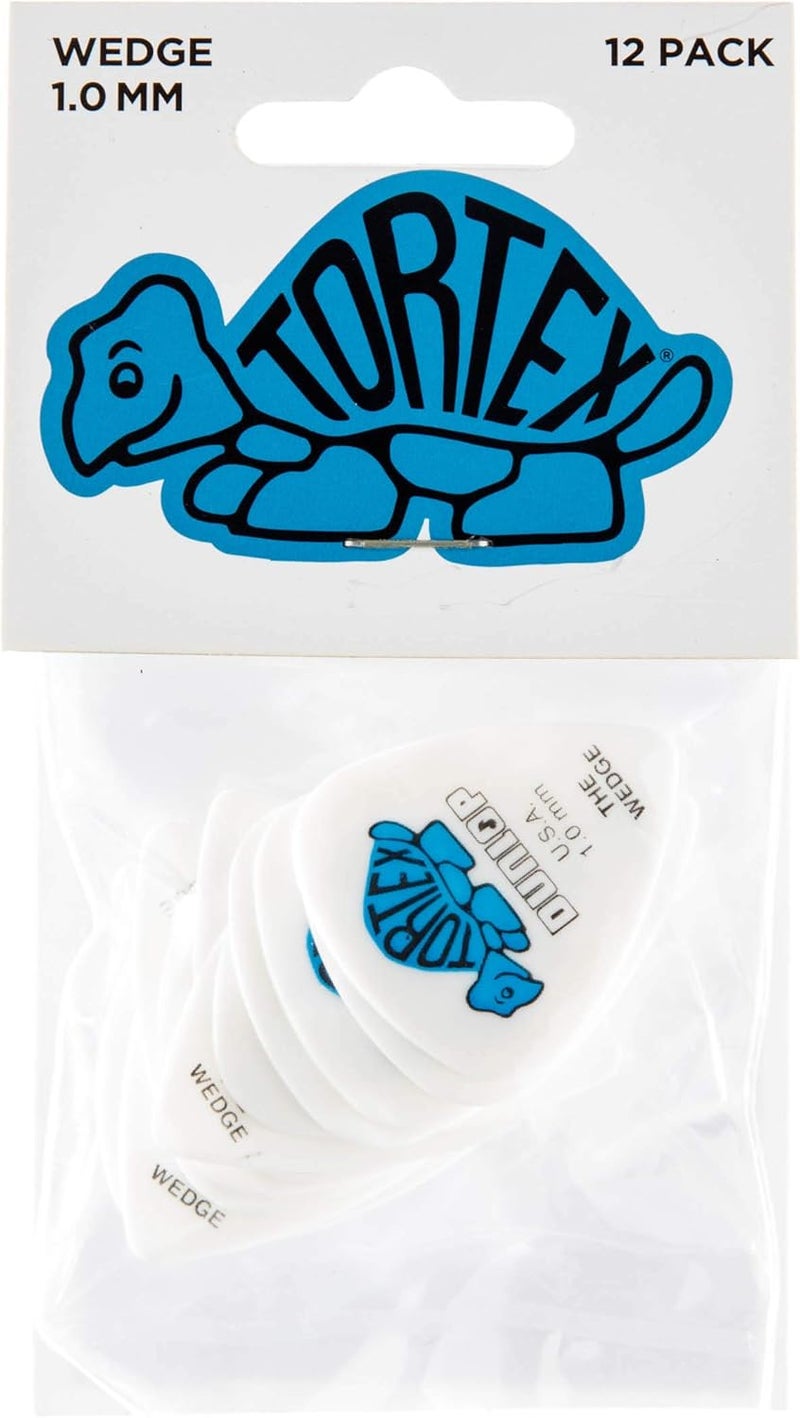 Jim Dunlop Tortex Wedge Guitar Pick - 1.0mm (Pack of 12) - Image 4