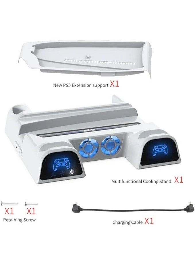 DOBE PS5 Slim Multi-Function cooling charging dock - Image 4