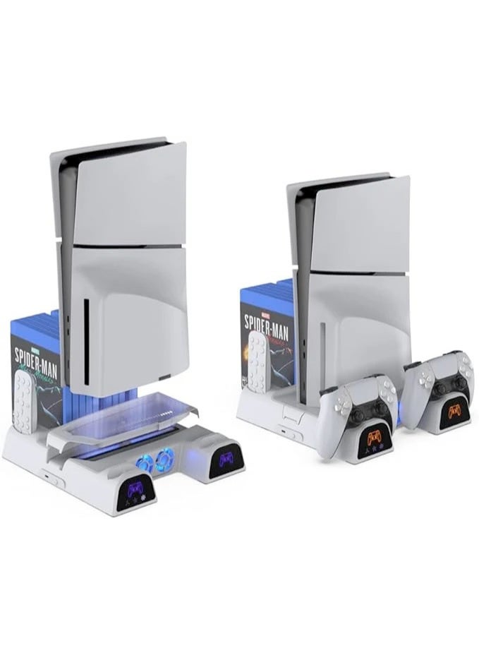 DOBE PS5 Slim Multi-Function cooling charging dock - Image 5