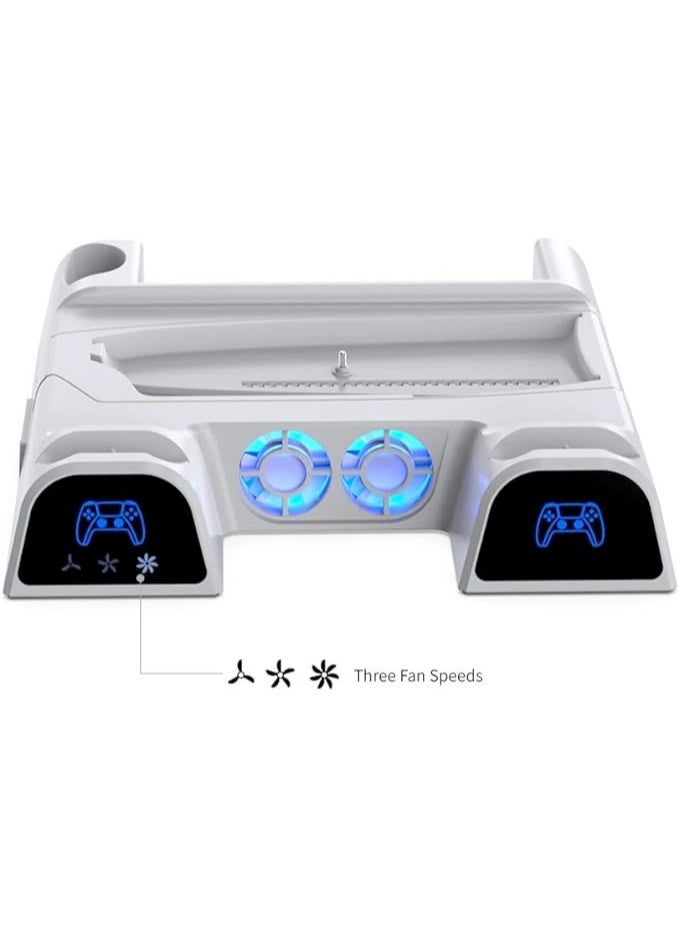 DOBE PS5 Slim Multi-Function cooling charging dock - Image 3