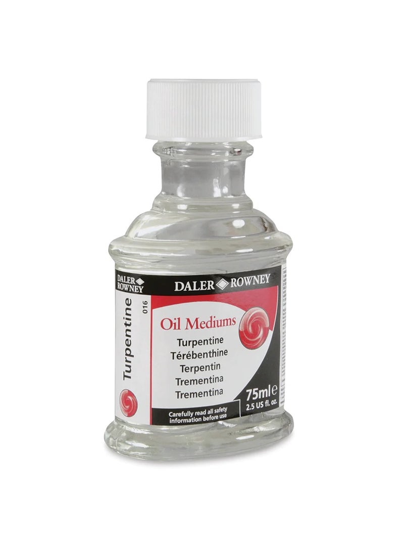 Daler Rowney - Turpentine Medium For Oil Paint 75ml Content - Image 1