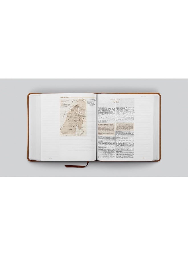 ESV Journaling Study Bible (Trutone Over Board, Nubuck Caramel) - Image 3