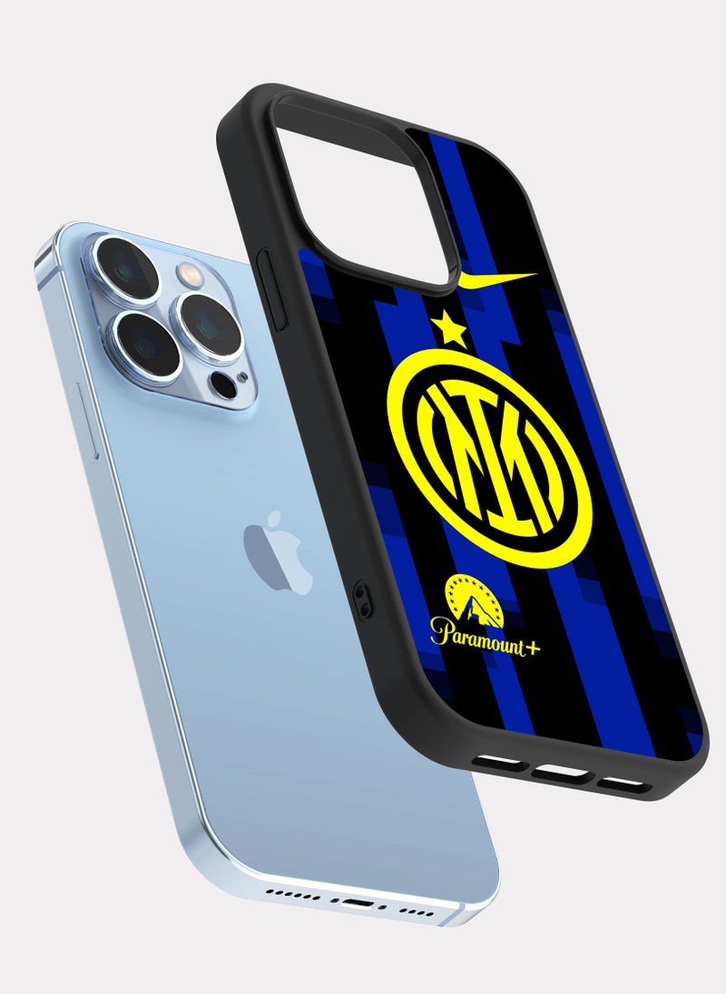 بكسلات كفر ايفون 13 برو انتر ميلان ازرق - Image 2