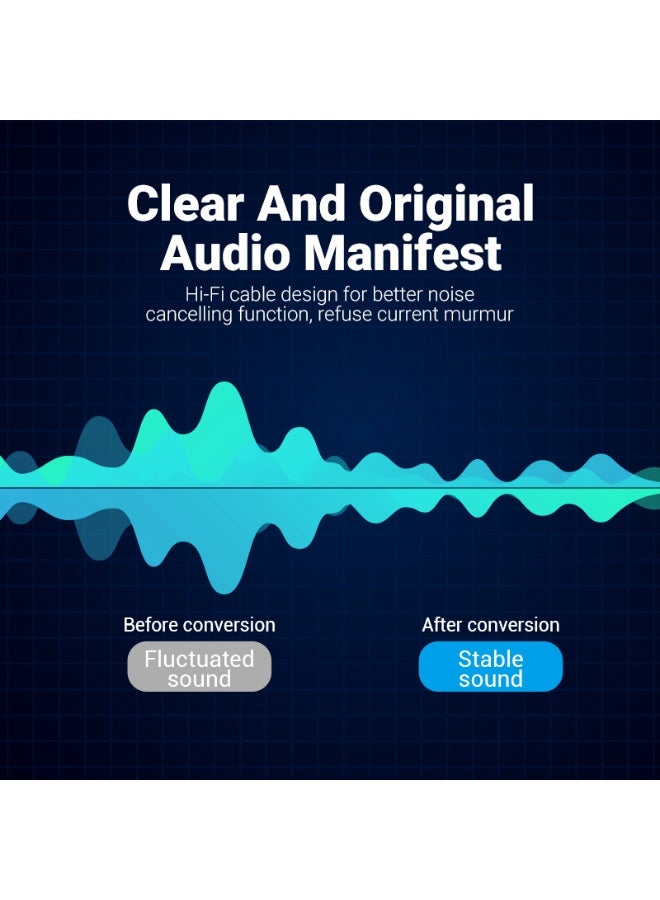 VENTION TRS 6.5mm Male to 2*6.5mm Male Audio Cable 1M Black Model - Image 4