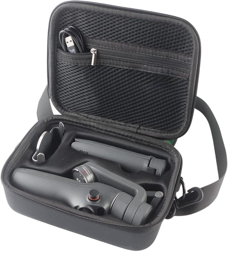 Vertus حقيبة حمل لجهاز DJI OSMO Mobile 6، حقيبة سفر محمولة لجهاز DJI OSMO Mobile 6 مثبت الهاتف الذكي والإكسسوارات (صلب|EVA|أسود) - Image 1