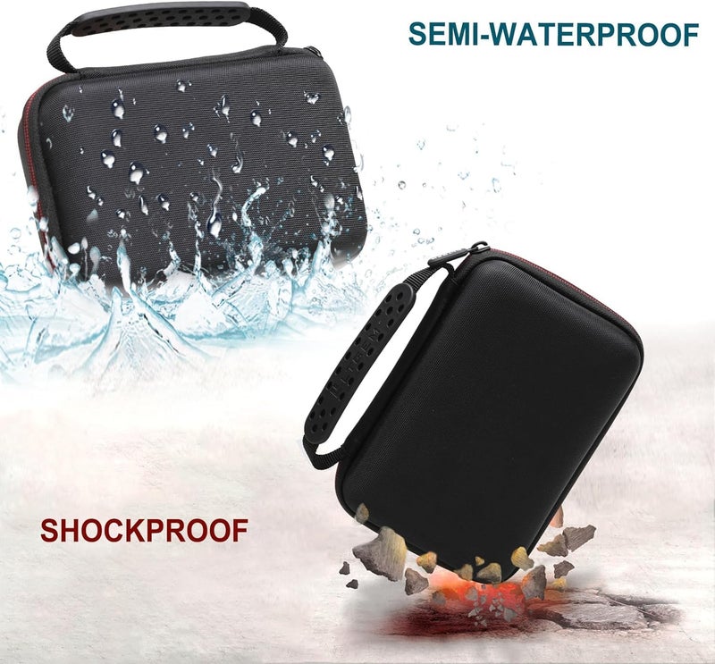 Vertus حقيبة حمل لجهاز DJI OSMO Mobile 6، حقيبة سفر محمولة لجهاز DJI OSMO Mobile 6 مثبت الهاتف الذكي والإكسسوارات (صلب|EVA|أسود) - Image 3