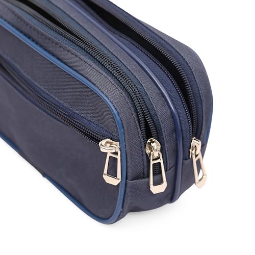 BB BACKBENCHERS Unisex Polyester Toiletry Bag – Water-Resistant Travel Organizer for Toiletries, Shaving Kit, Makeup & Accessories (Blue) - Image 4