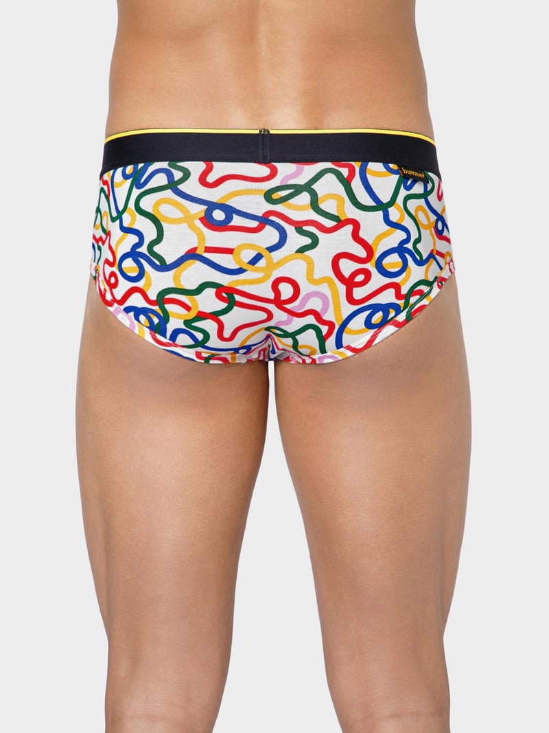 Bummer Men's Printed Micro Modal Briefs Underwear | Ultra Soft & Breathable | Pack of 72 - Image 4