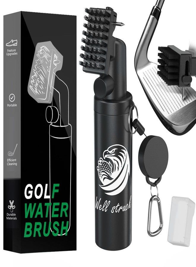 Vetance Pro Golf Club Cleaner - 4oz Water Bottle with Groove Cleaner and Retainer Clip, Durable Nylon Bristles for Easy Cleaning, Ergonomic Button Design, Golf Gifts for Men & Essential Accessories - Image 1