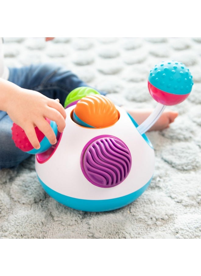 Fat Brain Toys Klickity Sensory Baby Toys, 1 Year and Up, Engaging Multi-Textured Early Developmental Toddler Activities for Tactile and Visual Stimulation