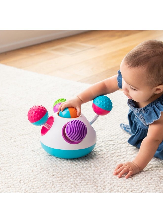 Fat Brain Toys Klickity Sensory Baby Toys, 1 Year and Up, Engaging Multi-Textured Early Developmental Toddler Activities for Tactile and Visual Stimulation