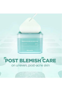 MEDIHEAL Madecassoside Blemish Pad | Square Cotton Facial Toner Pads With Centella Asiatica & Madecassoside | Anti Blemish Face Pads To Improve Uneven Skin Tone | 100 Pads  - Image 2