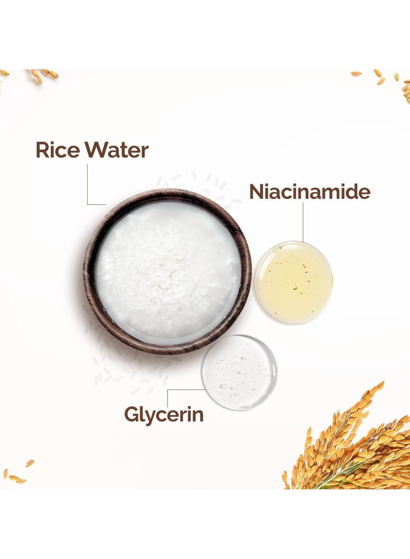 Mama Earth Rice Water Tone Up Face Cream with Rice Water & Niacinamide for Glass Skin 50g | Instantly Brightens | Even Skin Tone | Adds Glow | All Skin Types | Korean Rice Tone Up - Image 3