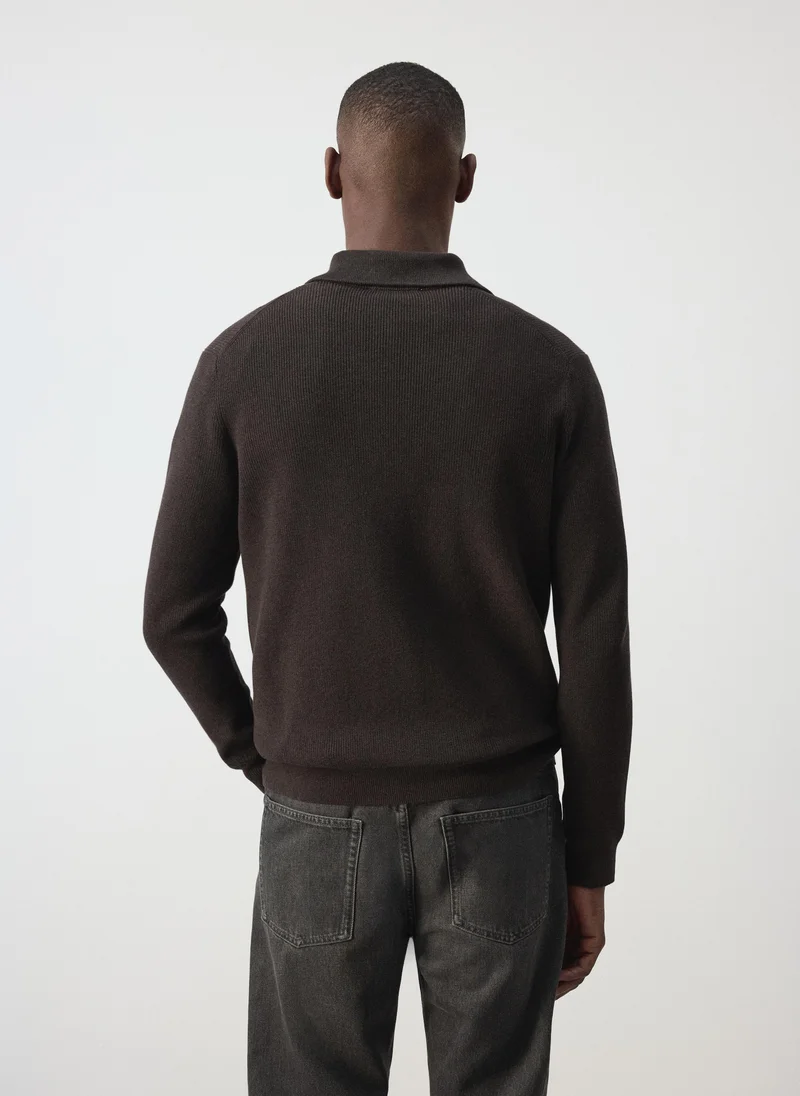 مانجو مان 100% Cotton Zip-Up Cardigan