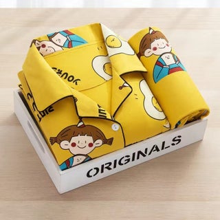 Cartoon Collar Pajama Set Women Spring Autumn Long Sleeve The Egg Girl - pzsku/ZF7F48471972CAFC8D7F4Z/45/1746225844/d38abdf1-1634-4598-b95e-e9e89c84a1cc