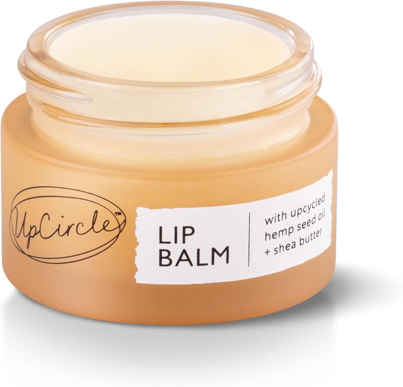 UpCircle Lip Balm with Hemp Seed Oil Shea Butter 15ml Hydrating Plumping Rosehip Grapefruit Oil To Soothe Dry Lips Natural Vegan CrueltyFree