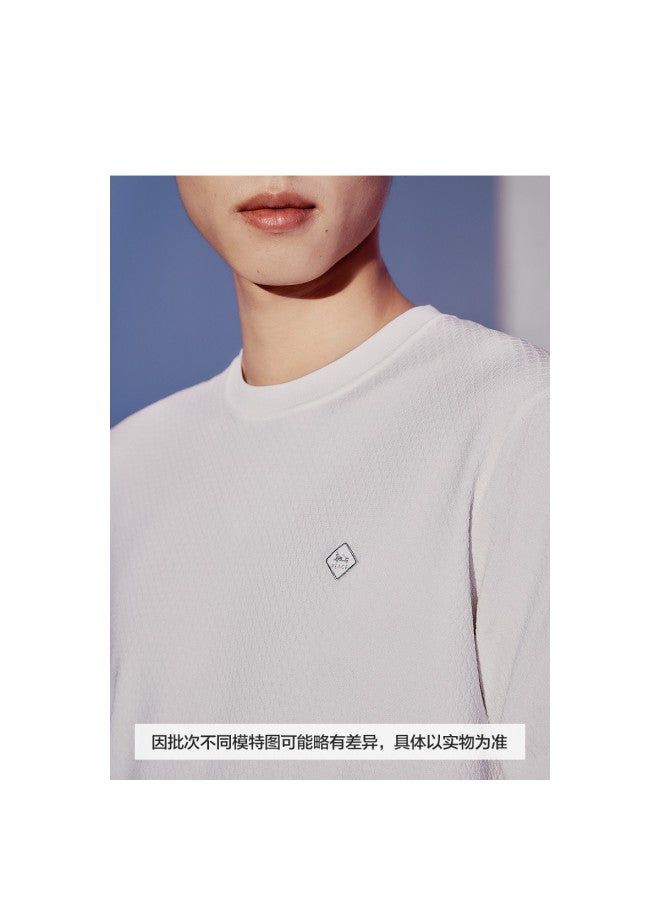 Waxbird Men's Summer Slim Fit Knitted Short Sleeve Embroidered T-shirt - Image 4