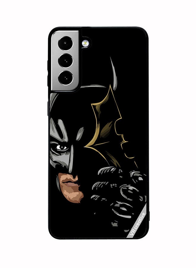 VR CREATIVE Protective Case Cover For Samsung Galaxy S21 FE 5G Batman Black Design Multicolour - Image 1