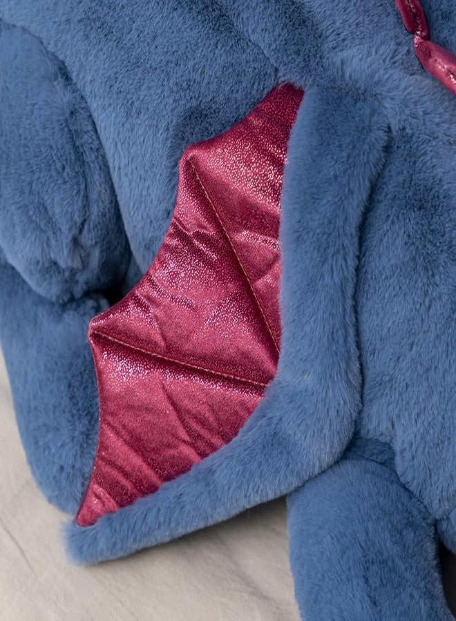 Leahaoe Weighted Dragon Stuffed Animal, Soft and Sturdy Weighted Stuffed Animals for Kids and Adults, Medium Blue Dragon Stuffed Animal(35.4" 5Lbs) - Image 4