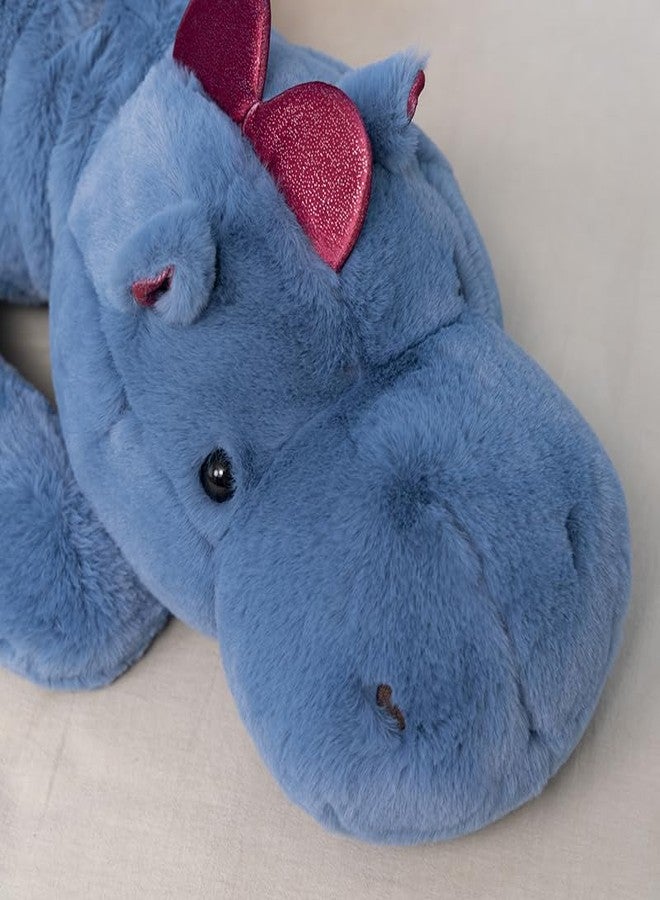 Leahaoe Weighted Dragon Stuffed Animal, Soft and Sturdy Weighted Stuffed Animals for Kids and Adults, Medium Blue Dragon Stuffed Animal(35.4" 5Lbs) - Image 3