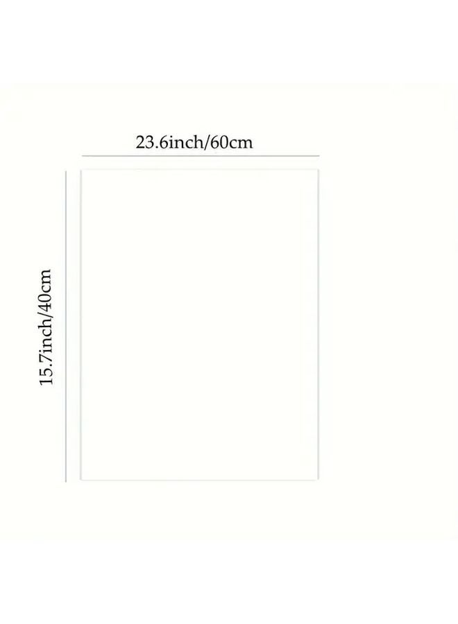 لوح أبيض كبير للمسح الجاف المغناطيسي مقاس 15.75 × 23.62 بوصة مع لوح مذكرات ذاتي اللصق للتركيب على الحائط - Image 3