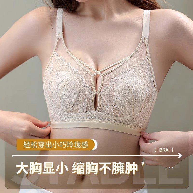 CME Plus Size Rabbit Ear Bra for Women, Ultra Thin, Full Coverage, Minimizes Bust, Lifts and Shapes, Non-Wired - Image 2