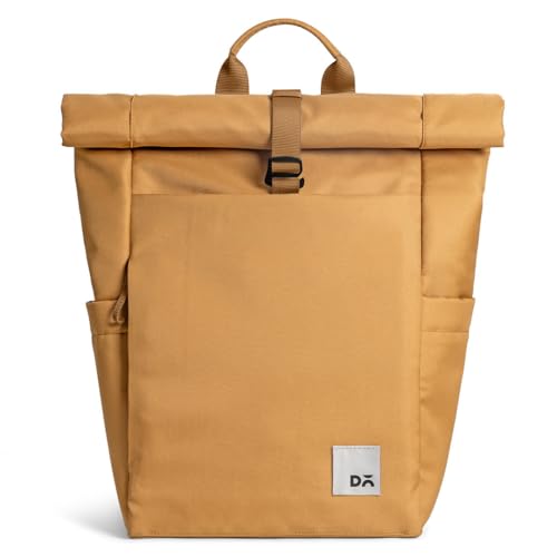 DailyObjects PET Amber Miles Roll Top Backpack (17L) for Office & Daily Use| 100% Recycled | Shoulder Travel Bag | Fits any Laptop Upto 14 Inch | Multifunctional Adjustable Straps & G-Hook closure - Image 1