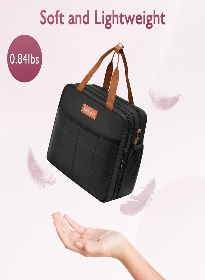 HavenMinds Detachable Breast Milk Cooler Travel Bag with Ice Pack, Double Layer Breast Pump Bag Compatible for Wearable Breast Pump, Portable Breastmilk Cooler Bag & Carrying Case with Waterproof Mat - Image 3