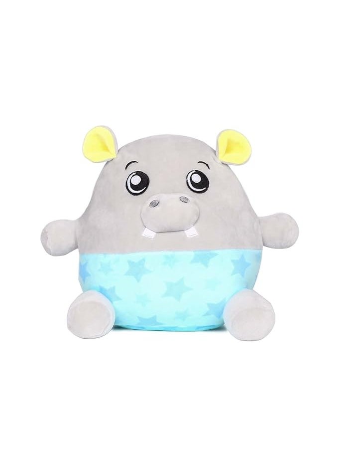 Happy Lines Gifts - Dream Beams glow in the dark - Wave 2, Henry the hippo (12"/30cm) - Vacuum Pack w/ hangtag - Image 1