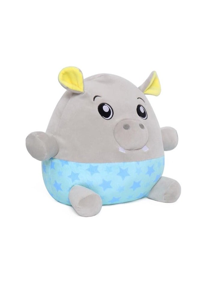 Happy Lines Gifts - Dream Beams glow in the dark - Wave 2, Henry the hippo (12"/30cm) - Vacuum Pack w/ hangtag - Image 1