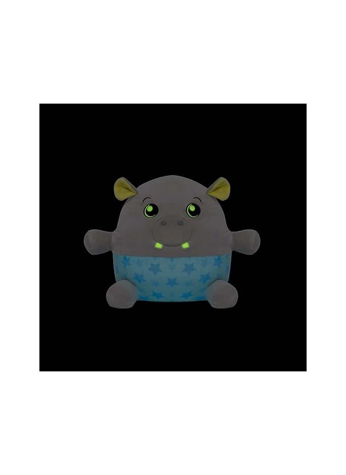 Happy Lines Gifts - Dream Beams glow in the dark - Wave 2, Henry the hippo (12"/30cm) - Vacuum Pack w/ hangtag - Image 1