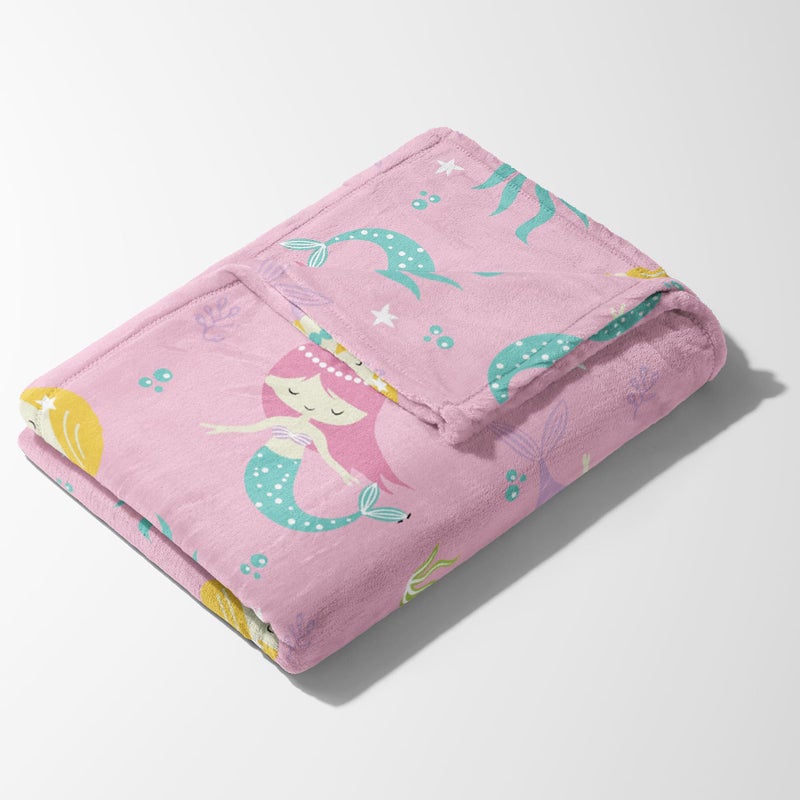 1ST STEP All Season Baby Blanket (Mermaid, 70 X 100 cms) - Image 3