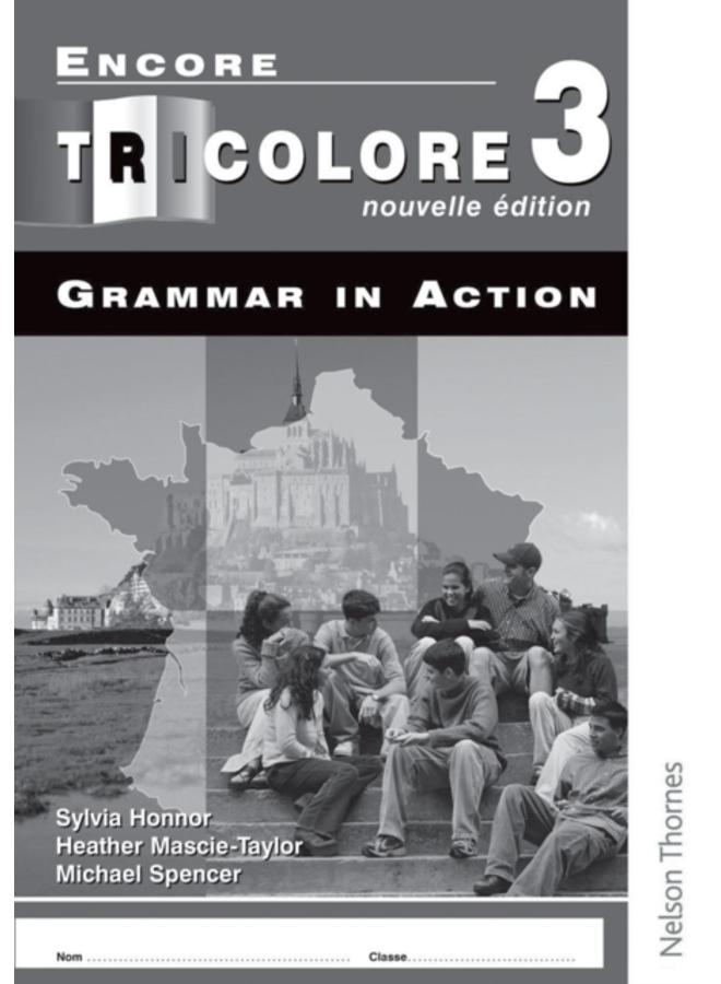 Encore Tricolore Nouvelle 3 Grammar in Action Pack (x8)