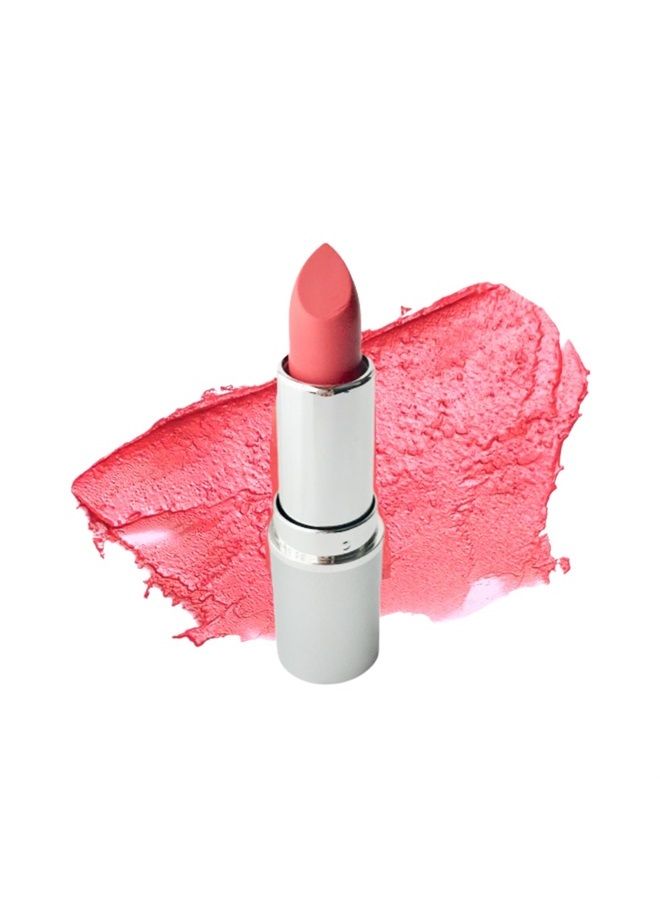 Honeybee Gardens Truly Natural Long Lasting Lipstick, Bermuda (matte medium coral pink) Naturally Hydrating & Nourishing - Vegan, Gluten Free & Cruelty Free, 0.13 oz / 3.8 g - Image 1