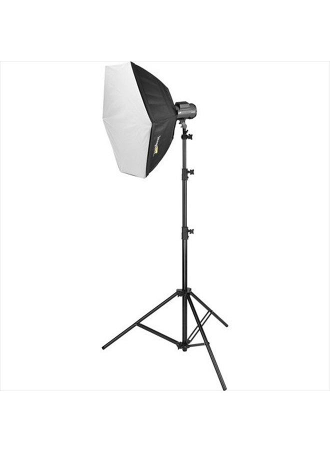 Heavy-Duty Air-Cushioned Light Stand (Black, 9.5') - pzsku/ZF7F5345B051F6B9333ADZ/45/_/1679261884/2636e8db-334c-4624-afd6-0152f4df68bd