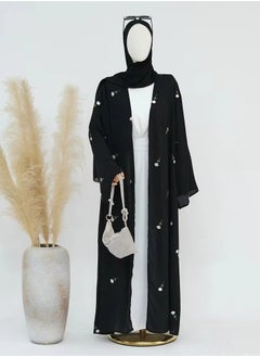 Flower-Embroidered Black Abaya with White Inner & Sheila – Full Set - pzsku/ZF7F556C565B40FBE0323Z/45/_/1737209945/f8384b7c-3b4e-4579-a487-f4771365c850