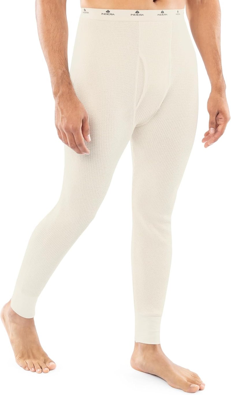 Indera Heavyweight Cotton Waffle Long Johns Thermal Underwear for Men - Image 4
