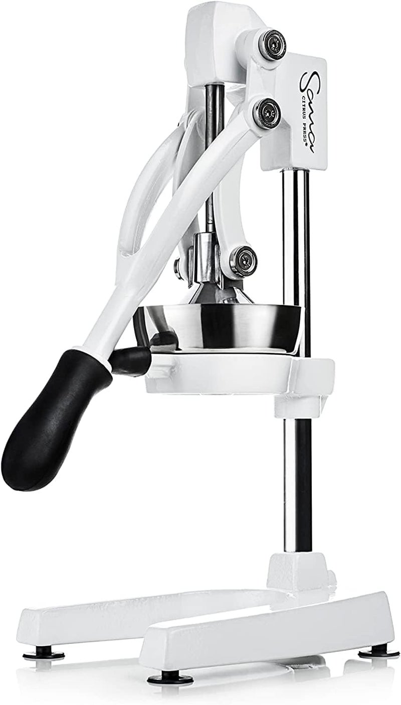 SWET Hand Press Juicer Machine Manual Orange Juicer and Professional Citrus Juicer for Orange Juice Pom Lime Lemon Juice Commercial Lemon Squeezer and Orange Crusher Easy to CleanWHITE  - Image 3
