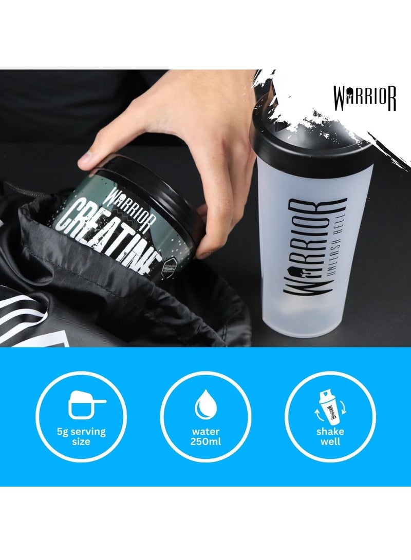 Warrior Creatine Monohydrate Powder 300g Blue Razz - Image 5