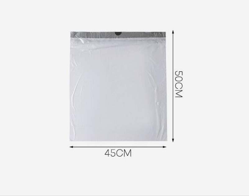 Biodegradable Trash Bags: 2-Gallon Gray 50*45cm Leakproof Design - Eco-Conscious Compostable Material Small Trash Bags for Bathroom, Kitchen, Office Compact Spaces - Image 2