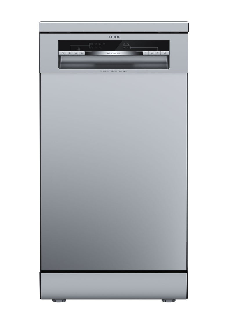 TEKA DFS 44750 SS 45 cm free standing dishwasher ExpertCare Series with 10 place settings and 7 washing programs  - Image 1