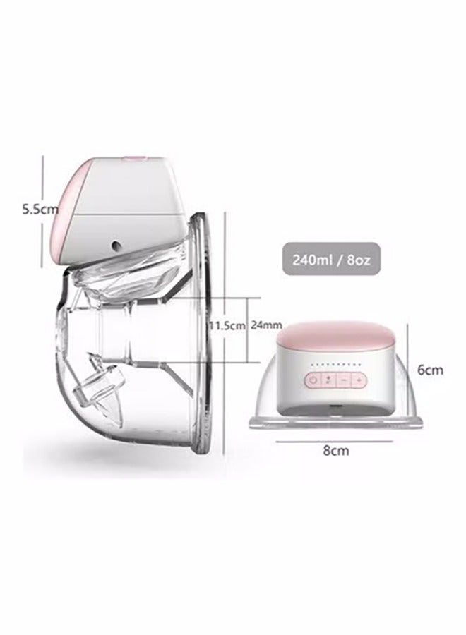 Wearable Breast Pump Hands Free, Pain Free Portable Electric Breastfeeding Pump with 3 Mode  10 Levels, Rechargeable Milk Pump for Travel  Home - Image 3