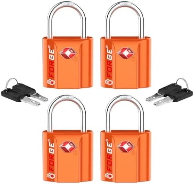 Middle East hit product Luggage Locks, Ultra-Secure Dimple Key Travel Locks with Zinc Alloy Body, Black 4 Pack - Image 3