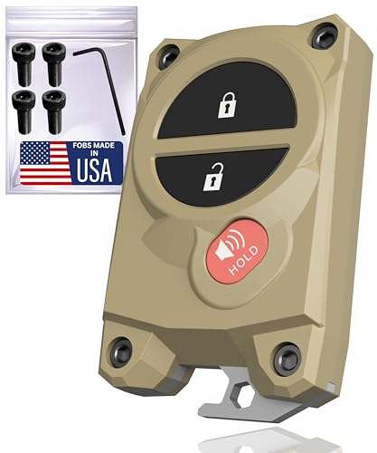 Dubbs Hardware for Toyota Key Fob Cover with Builtin Bottle Opener Rugged Protective Shell for Tundra 20072017 Tacoma 20052015 Enhanced Grip Durability Key Fob Replacement Shell Custom Colors - Image 1