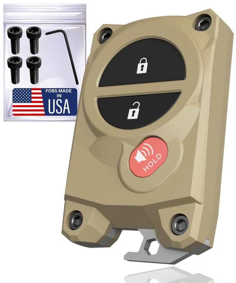 Dubbs Hardware for Toyota Key Fob Cover with Builtin Bottle Opener Rugged Protective Shell for Tundra 20072017 Tacoma 20052015 Enhanced Grip Durability Key Fob Replacement Shell Custom Colors - Image 2